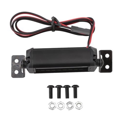 REXVTNS RC Car LED Bar | 10 High Brightness LEDs for 1/10 Crawler/Axial SCX10 | Aluminum Alloy & Easy Mounting with Bracket REXVTNS RC Car LED Bar | 10 High Brightness LEDs for 1/10 Crawler/Axial SCX10 | Aluminum Alloy & Easy Mounting with Bracket von REXVTNS