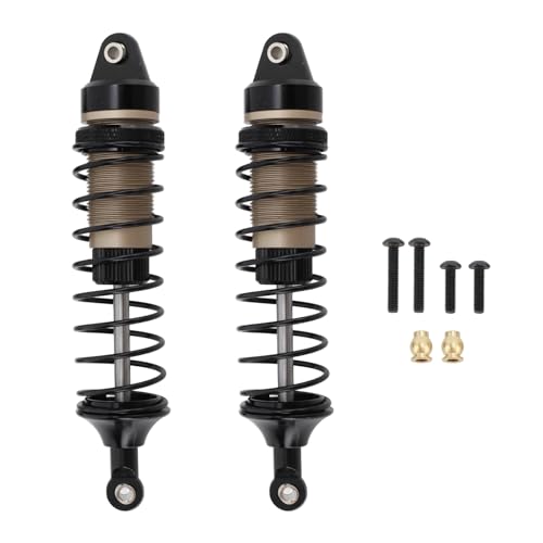 REXVTNS RC Car Shock Absorbers 105mm | Aluminum Alloy with Elastic Springs | Compatible with Slash/Rustler 1/10 RC Car | Enhanced Stability & Vibration Reduction REXVTNS RC Car Shock Absorbers 105mm | Aluminum Alloy with Elastic Springs | Compatible with Slash/Rustler 1/10 RC Car | Enhanced Stability & Vibration Reduction von REXVTNS