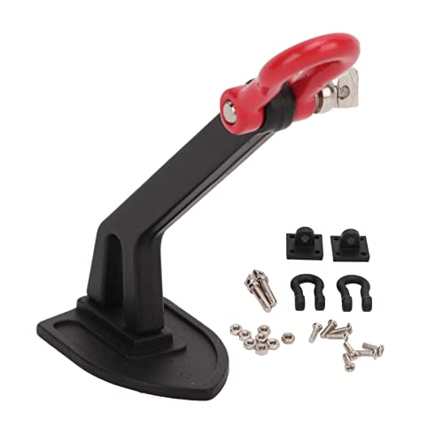 REXVTNS RC Crawler Winch Anchor | Aluminum Alloy for 1/10 RC Cars/Trucks | Lightweight & Oxidation Proof | Easy Installation with 16 Accessories (Black) von REXVTNS