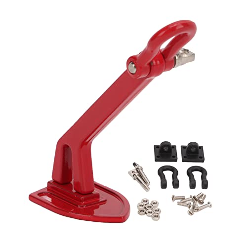 REXVTNS RC Crawler Winch Anchor | Aluminum Alloy for 1/10 RC Cars/Trucks | Lightweight & Oxidation Proof | Easy Installation with 16 Accessories (Red) von REXVTNS