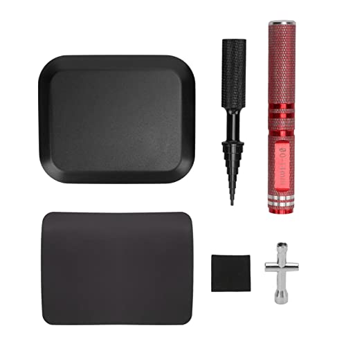 REXVTNS RC Reparaturwerkzeuge Kit mit hoher Stärke Edelstahl, Punch Cross Wrench Body Reamer Set für die Wartung und Aufrüstung des Fernbedienungsmodells (Black) von REXVTNS