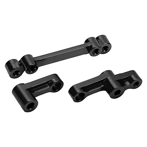 REXVTNS RC Steering Assembly Kit | Aluminum Upgrade for SG - 1603 / SG - 1604 1/16 RC Cars | Steering Saver Set with 3 Accessories | Lightweight & High - Performance (Black) von REXVTNS