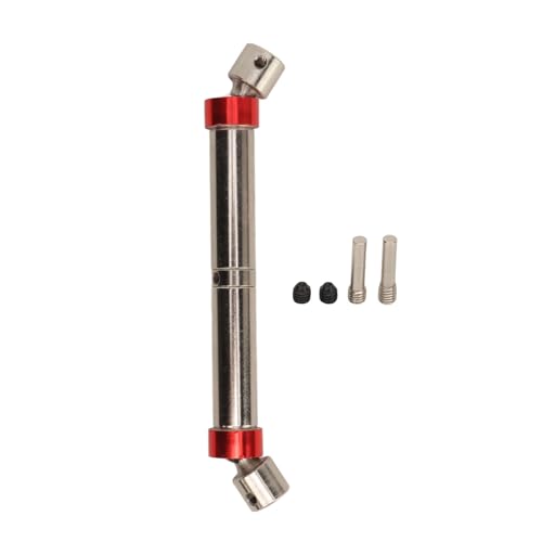 REXVTNS Sturdy RC Steel Drive Shaft 110-160mm | for 1/10 Axial SCX10 / CC01 | Large Transfer Angle, Oxidation - Proof | Smooth Motion Transfer (Silver) von REXVTNS