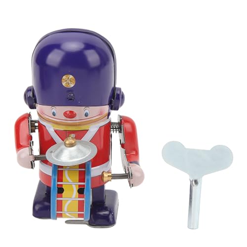 REXVTNS Tinplate Wind Up Drummer Soldier Toy | Nostalgic Collectible Present for Adults/Young Ones | Handmade Decorative Drumming Toy | Fun Musical Motion for Home & Office Decor REXVTNS Tinplate Wind Up Drummer Soldier Toy | Nostalgic Collectible Present for Adults/Young Ones | Handmade Decorative Drumming Toy | Fun Musical Motion for Home & Office Decor von REXVTNS