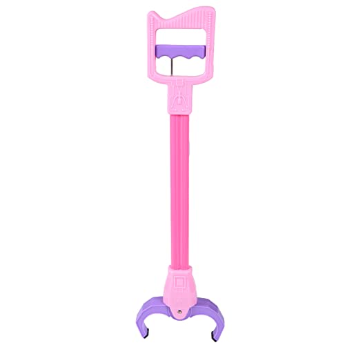 REXVTNS Youngsters Claw Grabber Toy | Flexible Hand Claw for Collecting Items/Tricky Spots | Clicking Sound Fun & Educational Present for Young Ones | Sturdy Plastic Design, Green & Pink (Pink) von REXVTNS