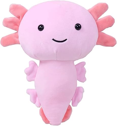 REYOK Salamander Tier Plüschtier,20cm niedliches Plüschtier,Tier Plüschtier,Kawaii Kinder Plüschtier (Pink),Geburtstagsgeschenk Jungen und Mädchen von REYOK