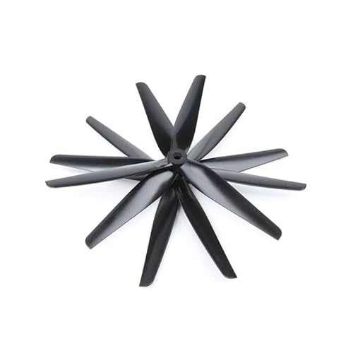 Geeignet für 10 x 50 x 3, 9 x 5 x 3, CW, Ccw, 25,4 cm, 22,9 cm, 3 schwarze, kohlefaserverstärkte Nylon-Luftfahrzeuge (1 Paar 22,9 cm CW CCW) von REwNXA