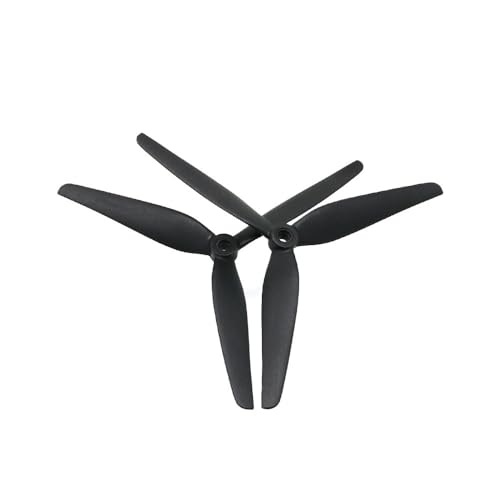 Geeignet für Multi-Rotor 7045 8045 9050 1050 3-Blatt-Karbon-Nylon-Propeller, kompatibel mit unbemannten Luftfahrzeugen im Uhrzeigersinn 17,8 cm/20,3 cm/22,9 cm/25,4 cm von REwNXA