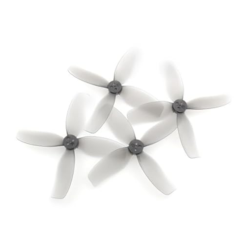 Geeignet für RC 3,5 Zoll T90MMX4 90 mm Drohnenzubehör (4 Paar, grau) von REwNXA