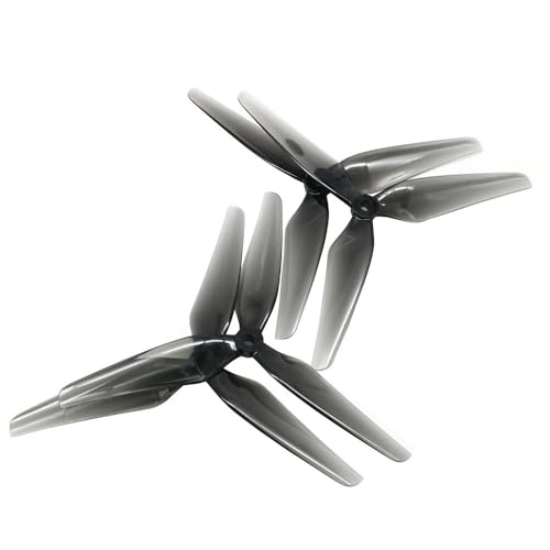 Geeignet für RC 7 Zoll 20,3 cm 7040 7X4X3/7035 7X3,5X3/8040 8X4X3 3-Blatt-Faser-Nylon CW CCW Drohnenzubehör (2 Paar 8040 Propeller) von REwNXA