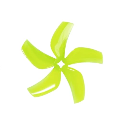 Geeignet für ferngesteuerte 7,6 cm (3 Zoll) unbemannte Luftfahrzeuge, kompatibel mit D76 76 mm 5-Blatt-Propellern (12 Stück/6 Paar) (gelb) von REwNXA