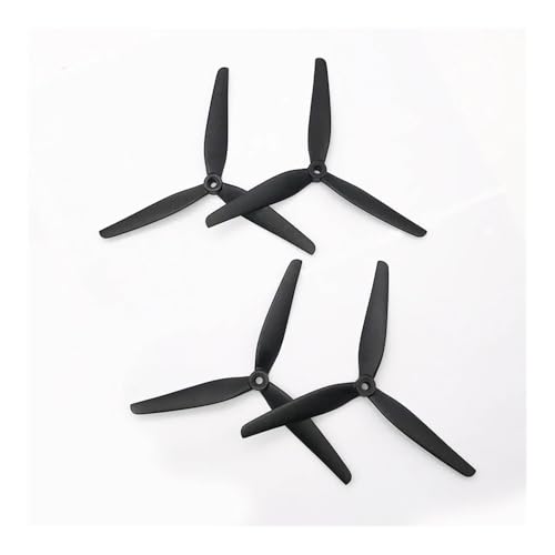 Passend für geeignet Kompatibel mit 8 x 4,5 x 3 8045/7 x 4,5 x 3 7045 3-Blatt-schwarzem Fiberglas-Nylon, kompatibel mit Multi-Rotor-Drohnenrahmen. 2 Paar (2CW + 2CCW) (2 Paar 7045) von REwNXA
