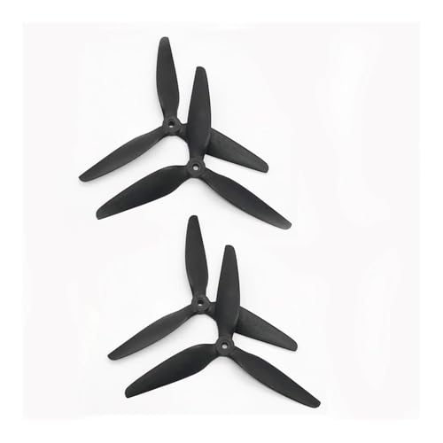 Passend für geeignet Kompatibel mit 8 x 4,5 x 3 8045/7 x 4,5 x 3 7045 3-Blatt-schwarzem Fiberglas-Nylon, kompatibel mit Multi-Rotor-Drohnenrahmen. 2 Paar (2CW + 2CCW) (2 Paar 8045) von REwNXA