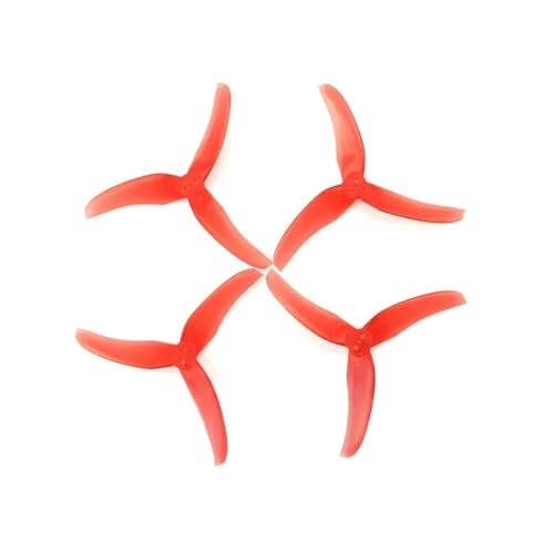 Passend für geeignet mit Fernbedienung 3528, 3,5 x 7,1 x 8,9 cm, 3-Blatt-Drohnenpropeller mit 1,5 mm Löchern (4 Paar) von REwNXA