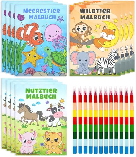 RFBEUTEL 12 Mini Malbücher für Kinder Jungen & Mädchen Mitgebsel Gastgeschenke für Kindergeburtstag Hochzeiten Aktvitätsbücher Kindergarten Partyüberaschungstüten RFBEUTEL 12 Mini Malbücher für Kinder Jungen & Mädchen Mitgebsel Gastgeschenke für Kindergeburtstag Hochzeiten Aktvitätsbücher Kindergarten Partyüberaschungstüten von RFBEUTEL