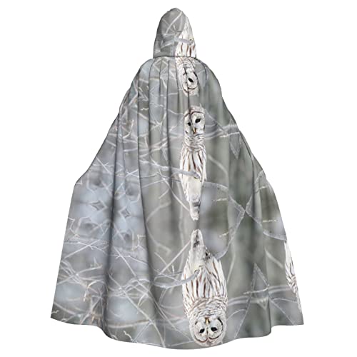 RFSHOP Winter Weiße Eule Kapuzenumhang Cape Halloween Weihnachten Fancy Cape Cosplay Kostüme für Männer Frauen Erwachsene Kostüm RFSHOP Winter Weiße Eule Kapuzenumhang Cape Halloween Weihnachten Fancy Cape Cosplay Kostüme für Männer Frauen Erwachsene Kostüm von RFSHOP