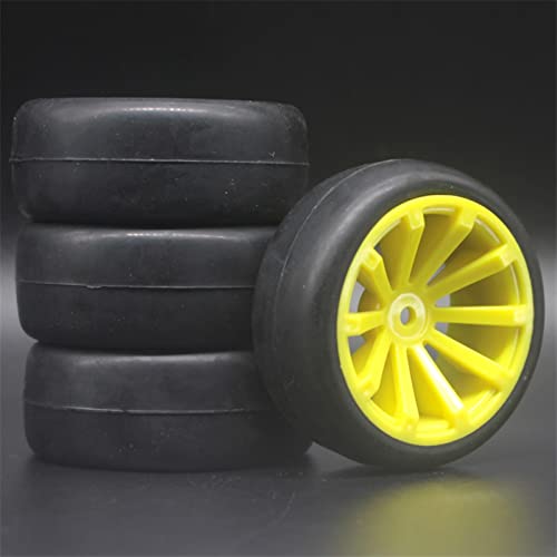 RFVBG 1Set 4PCS Gummi RC Racing Reifen Auto On Road Felge, for HSP, for HPI, 1/10, for HSP, 94123/94122/94103/D4/D3 603 Alle RC-Autoreifen(600-6018) von RFVBG
