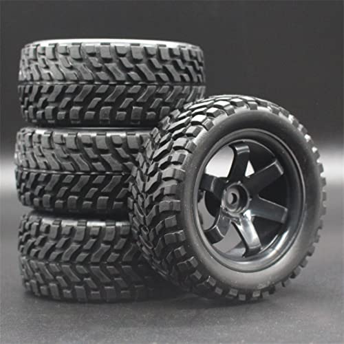RFVBG 4 Stück 1/16 RC On-Road Rallye-Reifen 75 mm, for HSP, 94123 94122 RC-Autoreifen(701-7004) von RFVBG