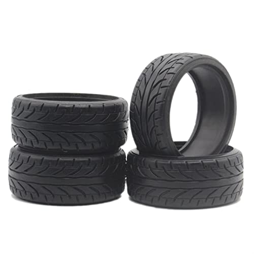 RFVBG 4 Stück 1:10 RC Car Medium Drift-Reifen, for Kyosho, for Tamiya, for HPI, for Redcat Racing, for HSP, 94123/94103 RC-Autoreifen(5010-H) von RFVBG