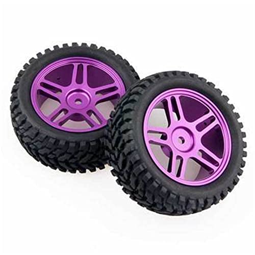 RFVBG 4-teilig, for HSP, 1:16 Rallye-Reifen haben starken Grip 1:10 Pannenschutz for Wechseln der Rallye-Reifen, Aluminiumlegierungsfelgen, 94123, for Kirschblüten RC-Autoreifen(106P-7004) von RFVBG