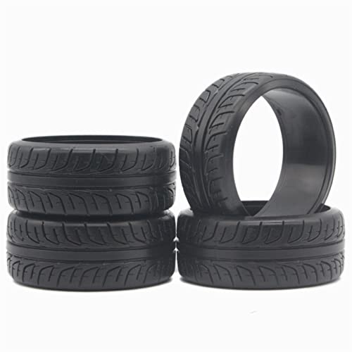 RFVBG 4-teiliges RC-Car-On-Road-Racing-T-Drift-Reifen, 26 mm, 1/10, for HSP, for HPI, for Tamiya, for Yokomo, for HSP, 94123/94103 RC-Autoreifen(6014) von RFVBG