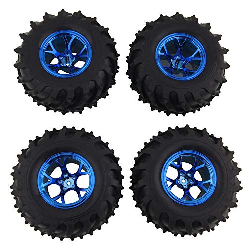 RFVBG for HSP, 0703-3002 Gummireifen Radsätze 4P 1:10 RC Bigfoot Truck 94180 94111 94188 RC-Autoreifen(Blue) von RFVBG