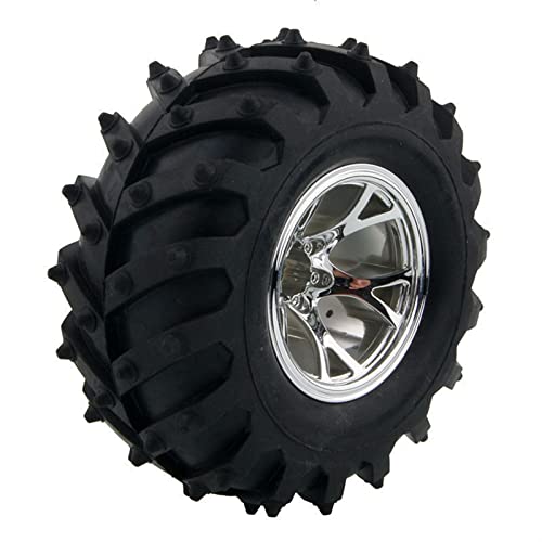 RFVBG for HSP, 0703-3002 Gummireifen Radsätze 4P 1:10 RC Bigfoot Truck 94180 94111 94188 RC-Autoreifen(White) von RFVBG