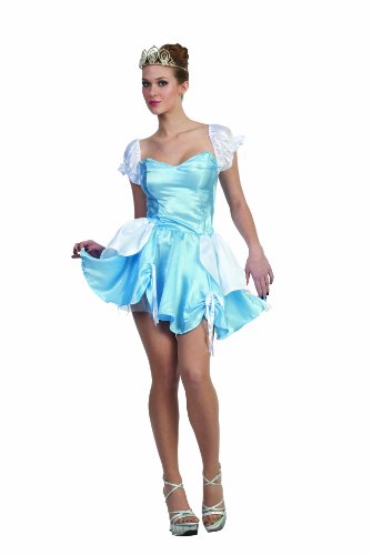 RG Costumes Damen Cinderella, Blau/Weiß, Small/2-4 von RG Costumes
