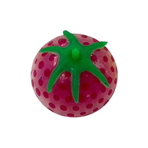 RG-FA Erdbeer-Spielzeug zum Stressabbau bei Angstzuständen, mehrfarbiges Quetsch-Spielzeug zum Kneten an der Luft – zufällige Lieferung von RG-FA