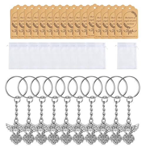 RGYBAO Religiöser Schlüsselanhänger für Taufe, Erstkommunion, Geschenke mit Organzabeuteln und Dankesetiketten, 30 Sets RGYBAO Religiöser Schlüsselanhänger für Taufe, Erstkommunion, Geschenke mit Organzabeuteln und Dankesetiketten, 30 Sets von RGYBAO