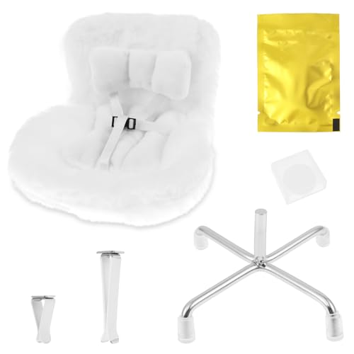 Auto-Puppen-Sicherheitssitz, Autositz für Puppen mit weichem pelzigem Kissen, Lüftungsschlitz-Clip und Desktop-Ständer, niedliche und funktionale Auto-Dekoration für Fans und Puppensammler, Kinder Auto-Puppen-Sicherheitssitz, Autositz für Puppen mit weichem pelzigem Kissen, Lüftungsschlitz-Clip und Desktop-Ständer, niedliche und funktionale Auto-Dekoration für Fans und Puppensammler, Kinder von RHAIQBVC