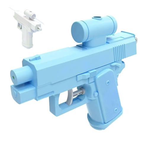 Prank Zwei-Wege-Wasserpistole, kreative Scherz Wasserpistole, kreative Mini Zwei-Wege-Sprinkler für Pool Party Streiche (Blau) von RHSEDD