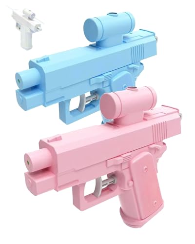 Prank Zwei-Wege-Wasserpistole, kreative Scherz Wasserpistole, kreative Mini Zwei-Wege-Sprinkler für Pool Party Streiche (Puder Blau) von RHSEDD