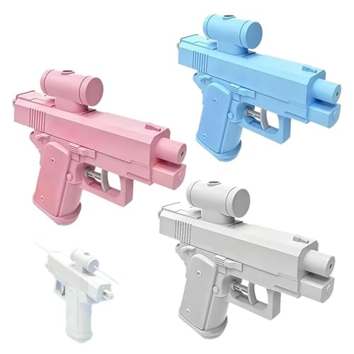 Prank Zwei-Wege-Wasserpistole, kreative Scherz Wasserpistole, kreative Mini Zwei-Wege-Sprinkler für Pool Party Streiche (Weißes Pulver Blau) von RHSEDD