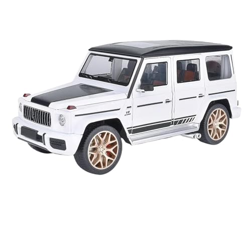 1/18 Für G63 Metalldruckguss 6-türiges Offenes Geländewagenmodell(White) von RHUIMEI