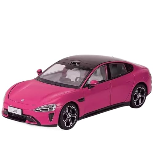 1/24 Für 2025 Neue SU7 Auto Modell Volle Tür Legierung Racing Ornamente(Red) von RHUIMEI