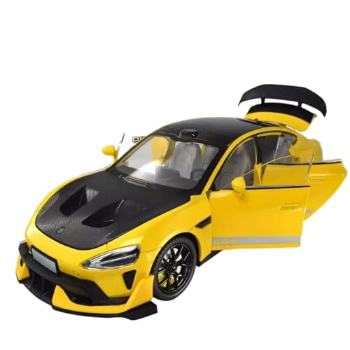 1/24 Für 2025 Neue SU7 Auto Modell Volle Tür Legierung Racing Ornamente(Yellow1) von RHUIMEI