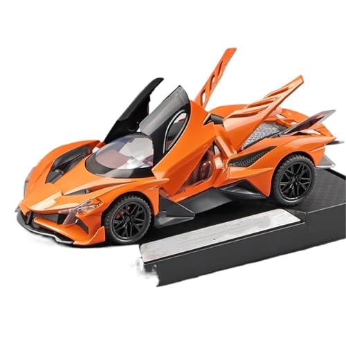 1/32 Für Helios Sport Auto Modell Simulation Legierung Auto Modell Sammlung Ornamente(Orange) von RHUIMEI