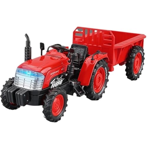 1/32 Für Legierung Eimer Traktor Simulation Engineering Transport Fahrzeug(Red) von RHUIMEI