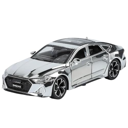 1/32 Für RS7 Galvanisierte Version Legierung Druckguss Automodell(Silver) von RHUIMEI
