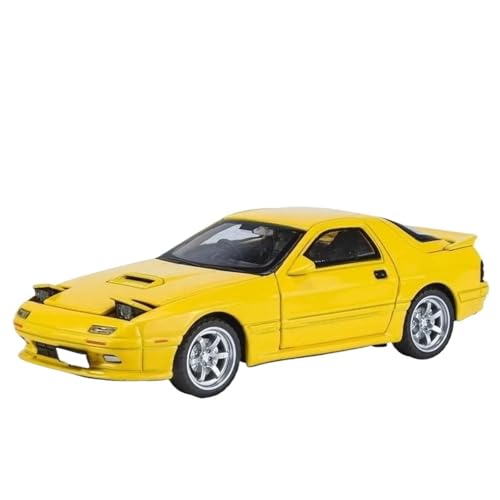 1/32 Für RX-7 Legierung Druckguss Sportwagenmodell(Yellow) von RHUIMEI