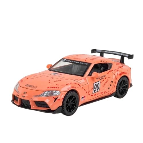 1/32 Für Supra GT4 Druckguss Legierung Auto Modell Racing Metall Simulation Fahrzeug(Orange) von RHUIMEI