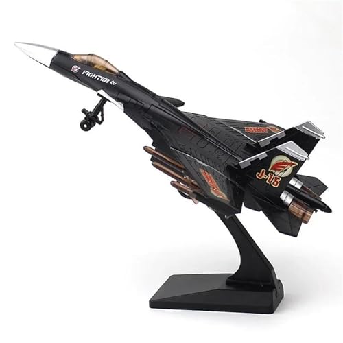 1/72 Für J-15 Fighter Militärmodell Fighter Alloy Sound Und Licht Hohe Simulation Legierung Ornamente(Black) von RHUIMEI