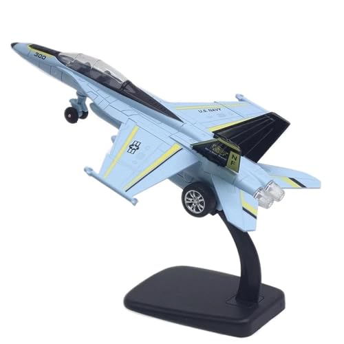 1/72 Für Legierung F-18 Amerikanischen Kampfjet Hornet Modell Sound Und Licht Modell(Blue) von RHUIMEI