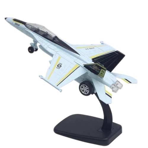 1/72 Für Legierung F-18 Amerikanischen Kampfjet Hornet Modell Sound Und Licht Modell(White) von RHUIMEI
