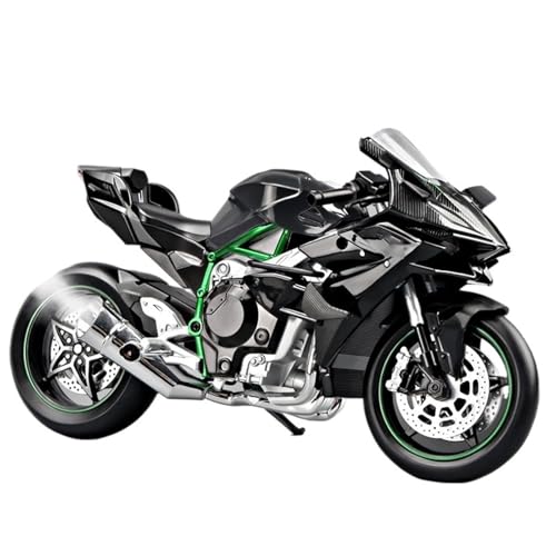 1/9 Für H2r Motorrad Legierung Modell Motorrad Figur Sammlung Ornamente(Black) von RHUIMEI