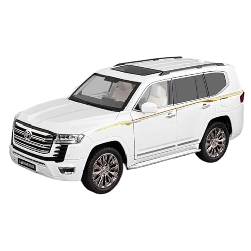 1: 18 Für Land Cruiser LC300 SUV Legierung Auto Druckguss Modell Spielzeug Geburtstag Geschenk(White) von RHUIMEI