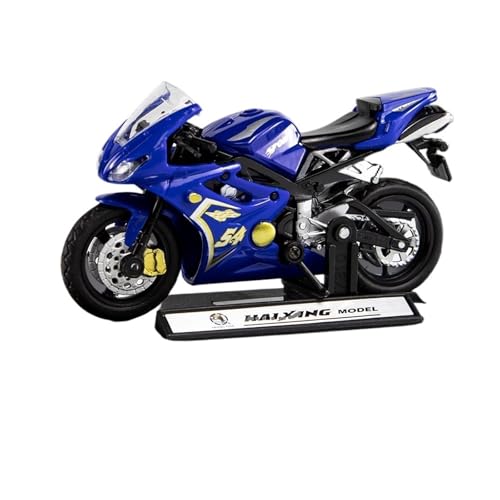 1: 18 Für Simulation Triumph 675 Motorrad Handheld Legierung Mini Motorrad Ornament Sammlung Spielzeug(Blue) von RHUIMEI