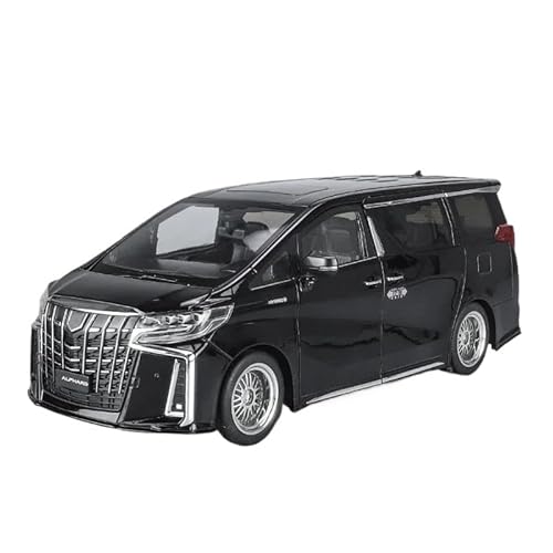 1: 18 for 2023 Alphard MPV Legierung Diecast Auto Modell(Black) von RHUIMEI