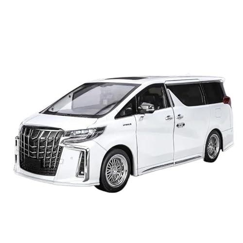 1: 18 for 2023 Alphard MPV Legierung Diecast Auto Modell(White) von RHUIMEI